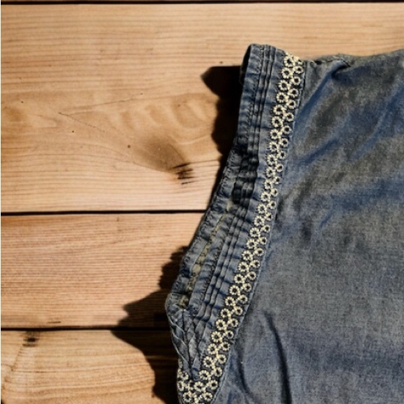 2/$30 Jones New York Sleeveless V-Neck Stitching High-Low Blouse SZ S Breathable - Picture 3 of 7